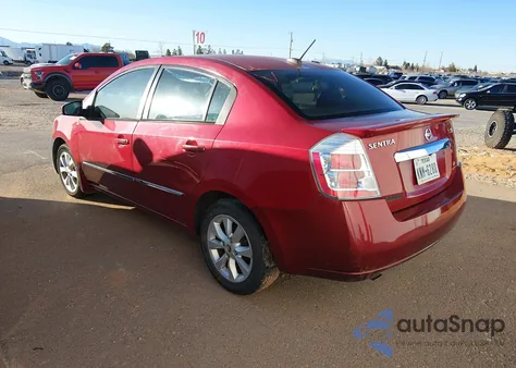 2012 Nissan Sentra 2.0 Sl z USA, uszkodzony, nr VIN 3N1AB6AP4CL668326